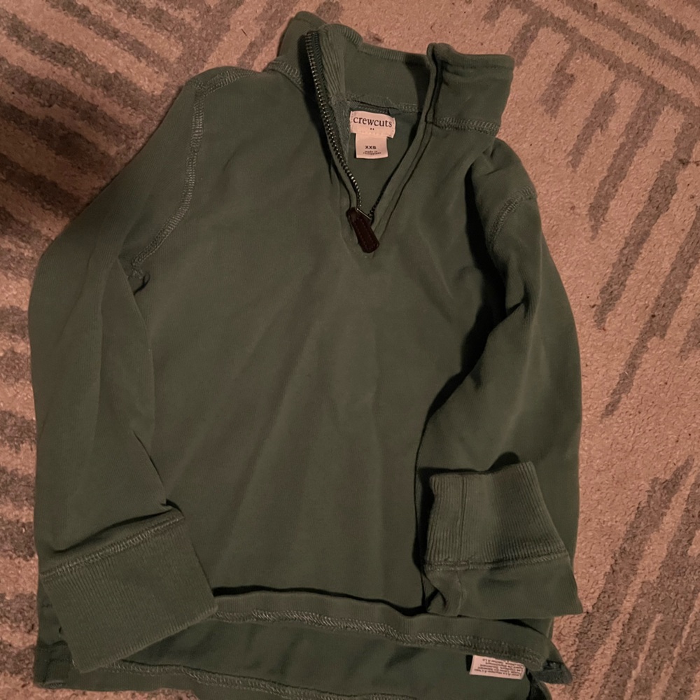 Crewcuts Forest Green Zip-Up